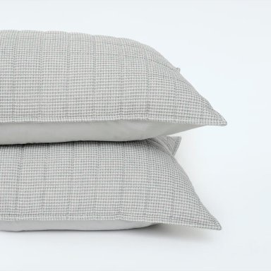 FUNDA DE ALMOHADA CUBRECAMA MAISON LINETT MINIWAFFLE 50X70 CM - 2