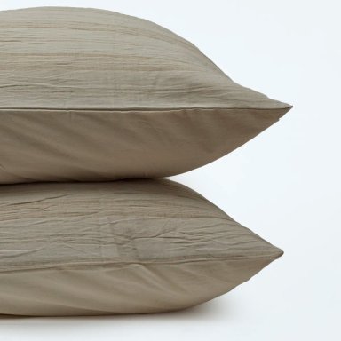 SHAM CUBREPLUMÓN MAISON LINETT RAYAS DESSERT 50X70 CM - 2