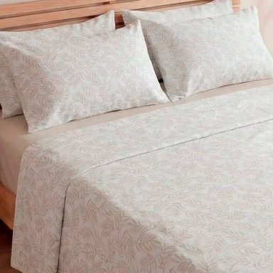 SET SÁBANAS RIPLEY HOME KING 100% ALGODÓN 180 HILOS RAMA OLIVO - 2