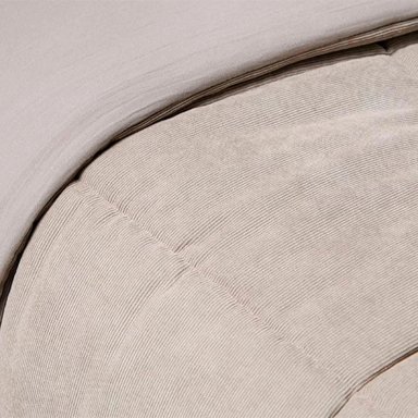 EDREDÓN RIPLEY HOME CORDUROY 1.5PL TAUPE - 3