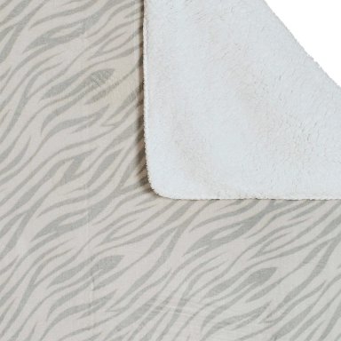 MANTA RIPLEY HOME EST ANIMAL PRINT 125X150 ZEBRA GRIS - 3