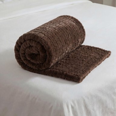 MANTA RIPLEY HOME PELUDA TAUPE 130X160 - 2