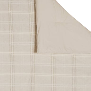 EDREDÓN MAISON LINETT 2PL CUADROS BEIGE - 2