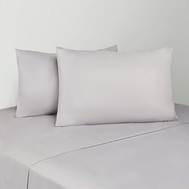 SET DE SÁBANAS + 2 FUNDAS ALMOHADAS + EDREDÓN KING MICROFIBRA GRIS - 3