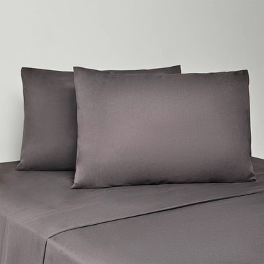 SET DE SÁBANAS + 1 FUNDA ALMOHADA + EDREDÓN 1.5 PLAZAS MICROFIBRA GRAFITO - 3