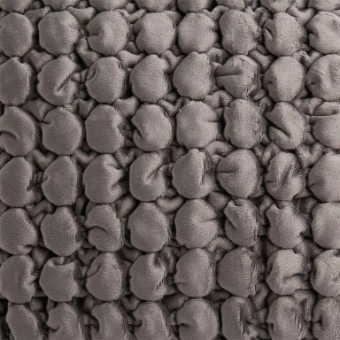COJIN VELVET PANAL 45X45 GRAFITO - 3