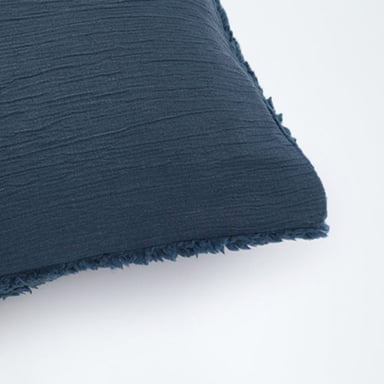 FUNDA DE ALMOHADA RIPLEY HOME EDREDÓN ARRUGAS AZUL 50X90 - 3