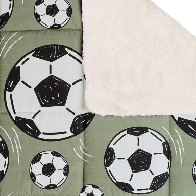 EDREDÓN RIPLEY HOME MICROFIBRA SHERPA 2PL FUTBOL - 2