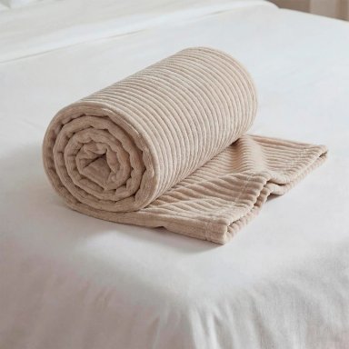 MANTA RIPLEY HOME FLANNEL EMBOSSED GRIS - 2