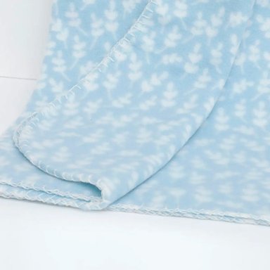 MANTA RIPLEY HOME POLAR ROLLITO ESTAMP RAMA AZUL - 2