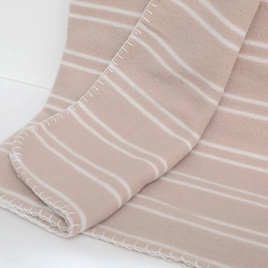 MANTA RIPLEY HOME POLAR ROLLITO ESTAMP LINEAS TAUPE - 2