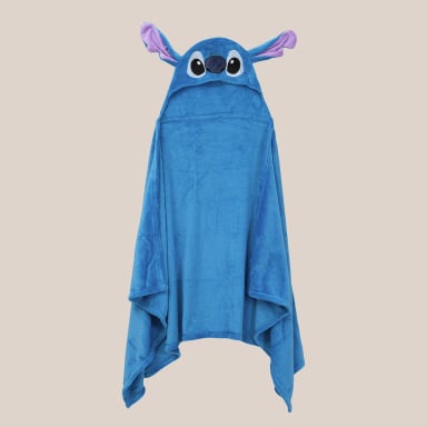 MANTA DISNEY CON CAPUCHA Y OREJAS 75X150 CMS STITCH26 - 2