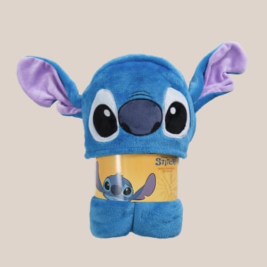MANTA DISNEY CON CAPUCHA Y OREJAS 75X150 CMS STITCH26 - 3
