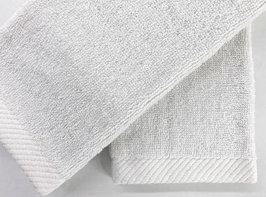 SETX2 TOALLAS DE BAÑO BLANCO 50X30 CM - 2