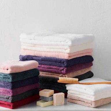 TOALLA DE BAÑO 100% ALGODÓN 550GR BURDEO 160X100 CM - 3