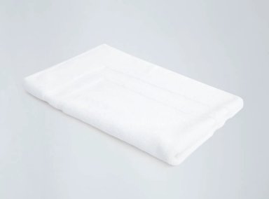 PISO DE BAÑO 100% ALGODÓN BLANCO - 2
