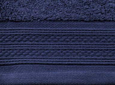 TOALLA DE MANO 700GR AZUL 100% ALGODÓN 80X50CM - 2