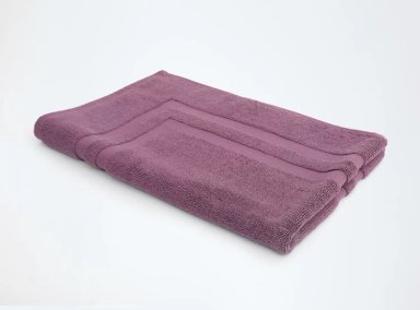 PISO DE  BAÑO 100% ALGODÓN MALVA - 2