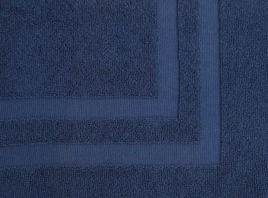 PISO DE BAÑO 100% ALGODÓN AZUL - 3