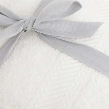 SETX3 TOALLAS DE CARA/MANO/BAÑO 100%ALGODÓN BLANCO - 2