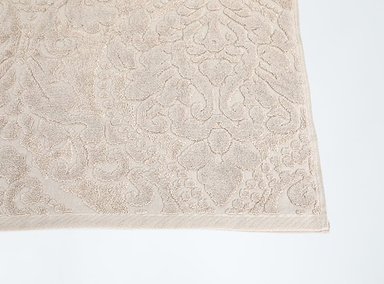 TOALLA DE MANO 100% ALGODÓN 650GR RELIEVE TAUPE 80X50 CM - 2