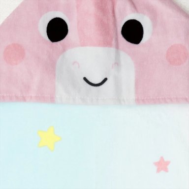 PONCHO PLAYA RIPLEY HOME UNICORNIO ALGODÓN 60X120 CM - 3