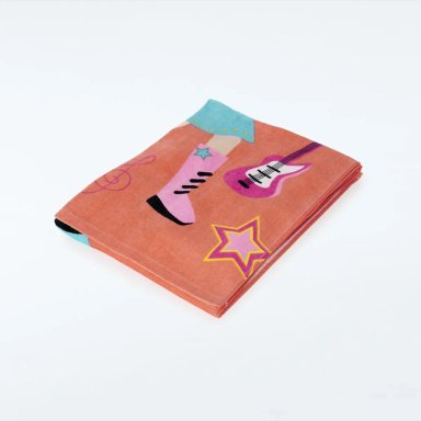 PONCHO PLAYA RIPLEY HOME ROCKSTAR ALGODÓN 60X120 CM - 2