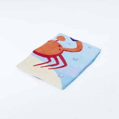 PONCHO PLAYA RIPLEY HOME CANGREJO 100% ALGODÓN 60X120 CM - 2
