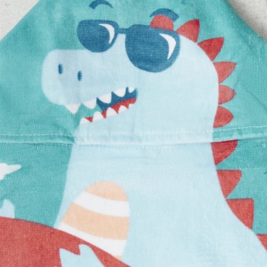 PONCHO PLAYA RIPLEY HOME DINOSURF ALGODÓN 60X120 CM - 3