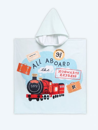 PONCHO PLAYA HARRY POTTER TRAIN ALGODÓN 75X160 CM