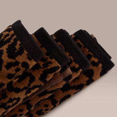 SETX4 TOALLAS DE CARA RIPLEY HOME ANIMAL PRINT TAUPE - 2