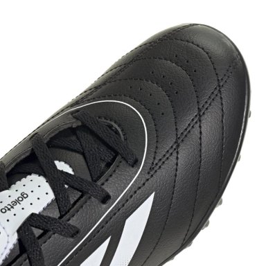 ZAPATILLAS UNISEX NIÑOS ADIDAS FÚTBOL PASTO SINTÉTICO NEGRO GOLETTO IX TF - 4