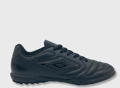 ZAPATILLAS HOMBRE UMBRO FÚTBOL PASTO SINTÉTICO NEGRO FORZA TF