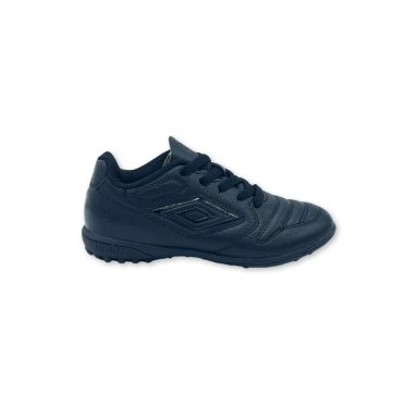 ZAPATILLAS NIÑO UMBRO FÚTBOL PASTO SINTÉTICO NEGRO FORZA TF JR