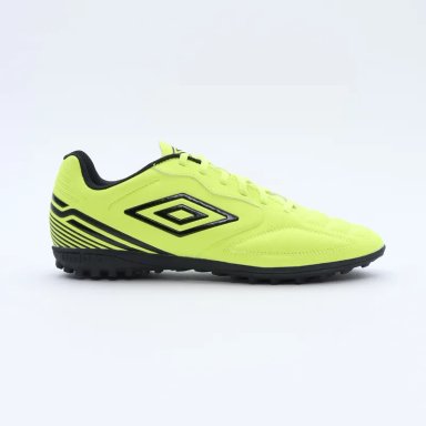 ZAPATILLAS HOMBRE UMBRO FÚTBOL PASTO SINTÉTICO AMARILLO CLASSICO