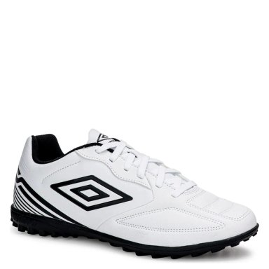 ZAPATILLAS HOMBRE UMBRO FÚTBOL PASTO SINTÉTICO BLANCO CLASSICO