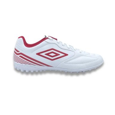 ZAPATILLAS HOMBRE UMBRO FÚTBOL PASTO SINTÉTICO BLANCO CLASSICO