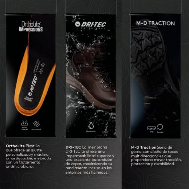 ZAPATILLAS MUJER HI-TEC OUTDOOR NEGRO TARANTULA LTE WP - 7