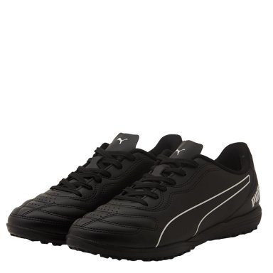 PUMA FÚTBOL ZAPATILLAS NIÑO PUMA FÚTBOL PASTO SINTÉTICO NEGRO CLASSICO TT - 4