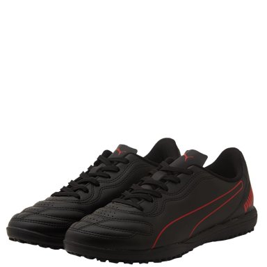 PUMA FÚTBOL ZAPATILLAS NIÑO PUMA FÚTBOL PASTO SINTÉTICO NEGRO CLASSICO TT - 4