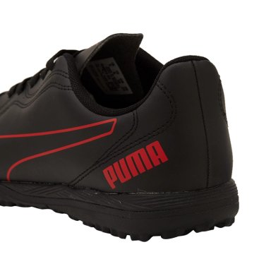 PUMA FÚTBOL ZAPATILLAS NIÑO PUMA FÚTBOL PASTO SINTÉTICO NEGRO CLASSICO TT - 5
