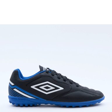 ZAPATILLAS NIÑO UMBRO FÚTBOL PASTO SINTÉTICO NEGRO CLASSICO XIII TF