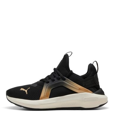 ZAPATILLAS MUJER PUMA RUNNING NEGRO SOFTRIDE ENZO 5 METALLIC
