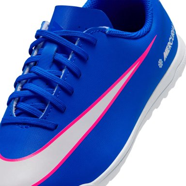 ZAPATILLAS NIÑO NIKE FÚTBOL PASTO SINTÉTICO AZUL JR VAPOR 16 CLUB TF - 4