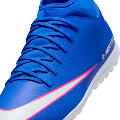 ZAPATILLAS UNISEX NIKE FÚTBOL PASTO SINTÉTICO AZUL SUPERFLY 10 CLUB TF - 4