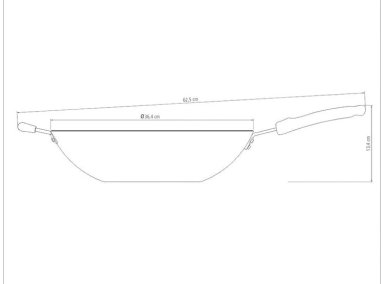 SARTÉN WOK TRAMONTINA NAPOLI ALUMINIO NEGRO 36 CM - 4