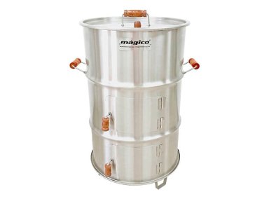 CILINDRO MÁGICO PARRILLERO INOXIDABLE MEDIANO 30GL