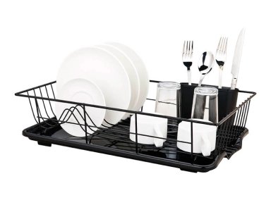 ESCURRIDOR PARA PLATOS RECORD AREZZO NEGRO