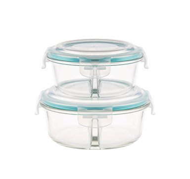 TAPERS RIPLEY HOME RED VIDRIO C/DIVISION SET X2