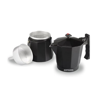 CAFETERA MAGEFESA 300 ML NEGRO ALUMINIO 3 PIEZAS COLOMBIA - 3